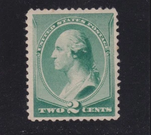 US 213 2c Washington Mint VF-XF OG H SCV $40 - Picture 1 of 2
