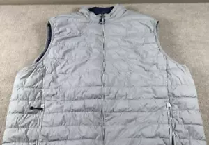 Peter Millar Crown Elite Light Reversible Golf Vest Blue-Grey $195 Men's XXL - Picture 1 of 9