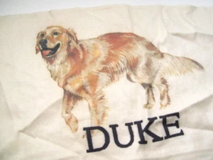 Pottery Barn Multi Colors Linen Duke Dog Lumbar Pillow Cover 16" X 26" New - Picture 1 of 4