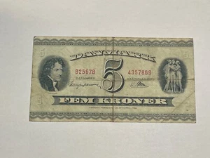Billet Danemark 5 Kroner 1936 (192-14) - Imagen 1 de 2