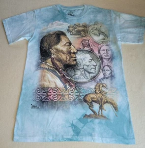 The Mountain Adult Small Indian Native American Unisex T-Shirts NH Gift Shop - Picture 1 of 7