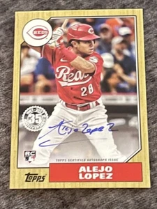 2022 Topps Series 2 35th Alejo Lopez autograph rookie, HOT - Picture 1 of 8