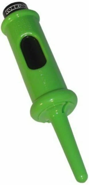 Cork Pops Wine Bottle Opener Lime Green 12257 Fast and Easy Corkscrew Corkpull