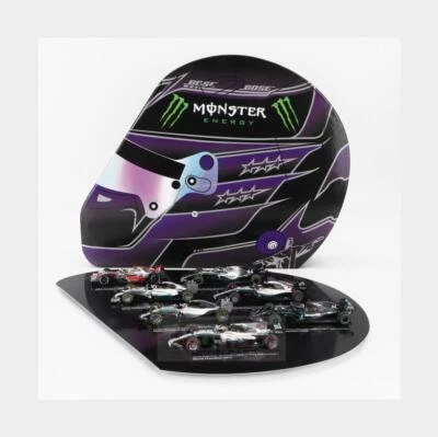 1:43 MINICHAMPS Mercedes Gp F1 Set 7X Lewis Hamilton World Champion 413082044 - Immagine 1 di 2