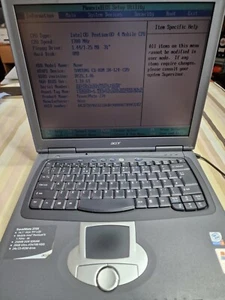 Acer Travelmate 273x Pentium 4 1.7GHz 14.1" Serie 270 Sin Probar Leer Descripción - Imagen 1 de 21