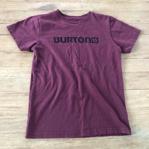 Burton Kids Short Sleeve Logo Tee Large Snowboard Ski - Picture 1 of 5