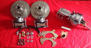 1965-1968 Ford Galaxie front and rear disc brake conversion 4 wheel disc chrome - Picture 1 of 6