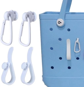4Pcs Key Holder Set Charms for Bogg Bag,Insert Carabiners & Keychain Holders... - Picture 1 of 7