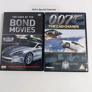 James Bond Cars DVD Bundle 007 Car Chases And Cars Of The Bond Movies - Picture 1 of 12