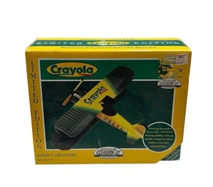 Gear Box Crayola Adult Collectibles Die Cast Modified 1932 Stearman BiPlane Bank - Picture 1 of 6