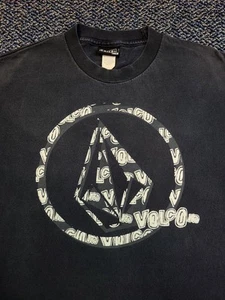 Vintage Volcom Shirt Y2K Size Medium Worn Faded - Imagen 1 de 6