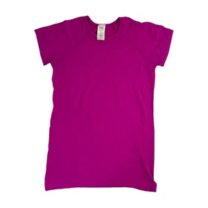 Athleta Girl Power Up Tee Activewear Top Running Yoga Magenta Girls Size XXL 16 - Picture 1 of 3