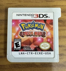 Pokémon Pokemon Rubino Omega (Nintendo 3DS, 2014) solo cartuccia testata 294 Pokede - Foto 1 di 6