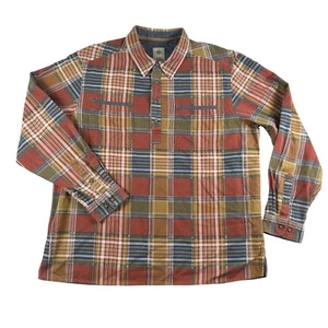 The Territory Ahead Shirt Mens XL Plaid Corduroy Long Sleeve Button Pullover - Picture 1 of 14