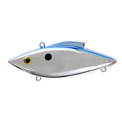 Isca artificial Bill Lewis Rat L Trap Magnum Lipless 34 oz cromada azul - Imagem 1 de 2