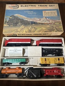 LIONEL POSGUERRA ERA 11560 TEXAS ESPECIAL DIÉSEL JUEGO DE CARGA DE 1965 CON SET CAJA - Imagen 1 de 8