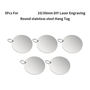 Customizable Stainless Steel Round Hangtags Supports Electroplating and Brushed - Zdjęcie 1 z 10