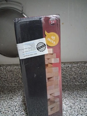 Real Wood Games Large Wooden Tower - Image 1 of 4