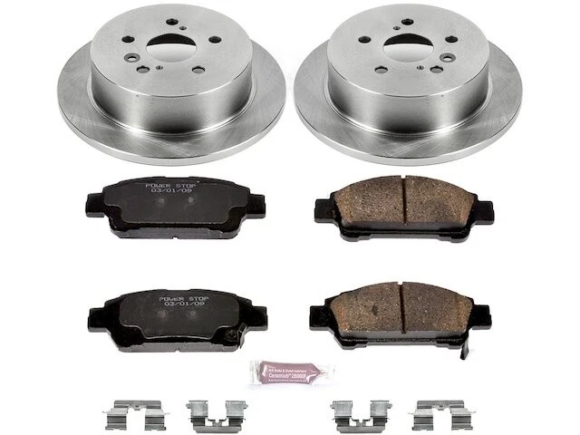 Kit de pastillas de freno trasero y rotor para Toyota Sienna 2004-2010 2005 2006 2007 VT548WZ Foto 1 de 1