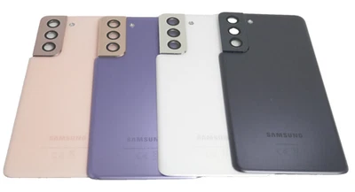 Tapa de batería original Samsung Galaxy S21 SM-G991B/DS tapa trasera vidrio cámara adhesivo