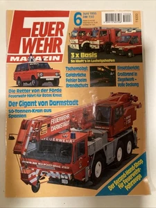 Feuerwehr Magazin Juni 1995 Ludwigshafen Darmstadt Tschernobyl Steinbergkirche - Bild 1 von 1