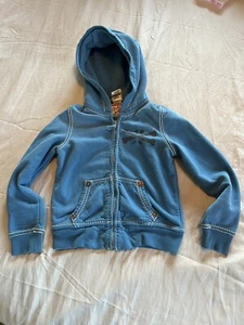 True Religion Hoodie Sweatshirt Jugend dicker Stich Detail Reißverschluss - Bild 1 von 6