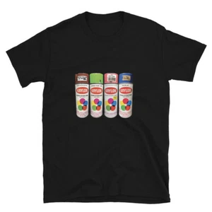 Vintage Krylon Cans T-Shirt Tshirt Old School Graffiti Jungle Custom Colors - Picture 1 of 4