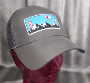 Cappello/Cappello Clif Bar Grigio e Blu Snap Back OSFM OTTIME CONDIZIONI Logo Origami/Sottofattura - Foto 1 di 8