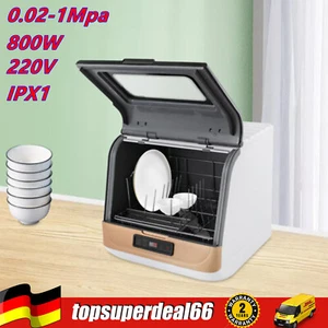 Tragbarer Geschirrspüler Arbeitsplatten-Geschirrspüler Mini-Geschirrspüler 800W - Bild 1 von 15