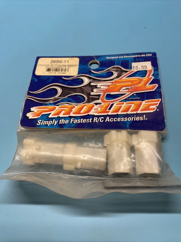 PROLINE Chrome All Purpose Adapter Fits Associated, T4, GT #2689-11 F13 - Image 1 of 1