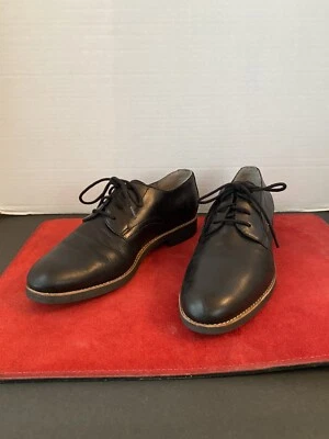 Womens Rockport Black Leather Oxford Lace Up Shoes, Size 8.5 M - Image 1 of 4