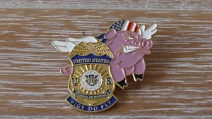 Federal Air Marshal FAM FAMS Schweine fliegen Anstecknadel - Bild 1 von 5