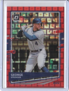 Donruss Optic FOTL 2020 Pandora Red #194 George Springer - Houston Astros/79 - Imagen 1 de 2