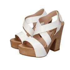 Women's Shoes CHIARINI BOLOGNA 35 Eu Sandals White Leather DZ173-35
