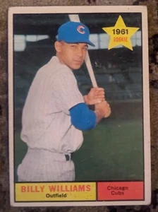 BILLY WILLIAMS 1961 TOPPS ROOKIE CARD.  - Picture 1 of 6