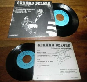 GERARD DELORD - Martin Cayla Rare French EP Private Press Folkloric Occitan Folk - Picture 1 of 1