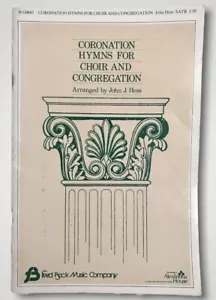 Fred Bock Music CORONATION HYMNS For Choir & Congregation 1983 HESS - Picture 1 of 11