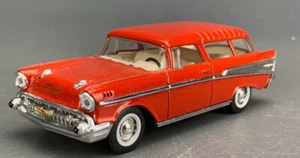 1:43 Road Signature Diecast 1957 Chevy Nomad Station Wagon, Red D1344 - Picture 1 of 6