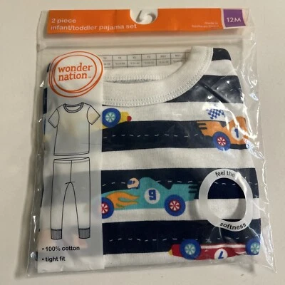 Juego de pijama de 2 piezas Wonder Nation talla 12 M Foto 1 de 3