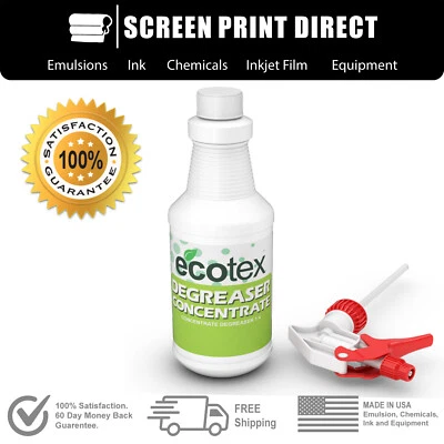 ECOTEX® CHROMALINE SAATI ULANO KIWO CCI NAZDAR Ecotex® Degreaser For Screen Printing Mesh - 1 Quart- 32 oz
