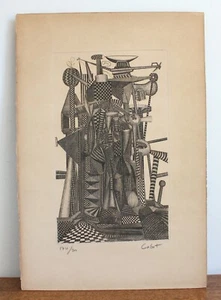 Lithographie Roland CABOT (1929 - ) signée et numérotée 174/200  - Imagen 1 de 3