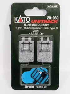 Nuevo Kato 20-060 35 mm (1 3/8") pista de parachoques tipo D 2 piezas - stock del Reino Unido - Imagen 1 de 3