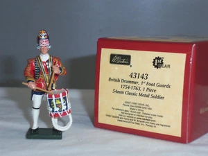 BRITAINS 43143 REDCOATS BRITISH 1ST FOOT GUARDS DRUMMER 1754-63 TOY SOLDIER - Picture 1 of 1