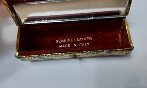 Estuche de lápiz labial vintage con espejo, Leadzer genuino hecho en Italia - Imagen 1 de 8