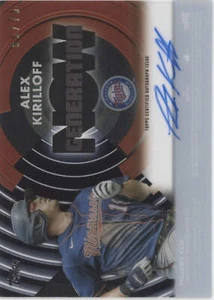 Alex Kirilloff 2022 Topps Clearly Generation Now Red Auto 05/75 #GNA-AK - Picture 1 of 2