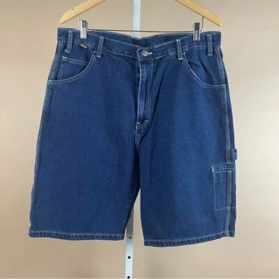 Craftsman Denim Cargo Shorts Dark Wash Size 38 x 11 Mens Foto 1 de 4