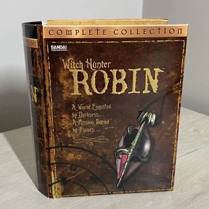 Witch Hunter Robin: Complete Collection (DVD) Bandai Book Packaging w/ Pins Acc - Picture 1 of 10