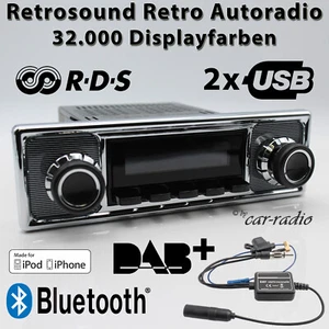 Retrosound Motor-6 DAB+ Komplettset Becker Retro Autoradio USB MP3 308509B078039 - Bild 1 von 12