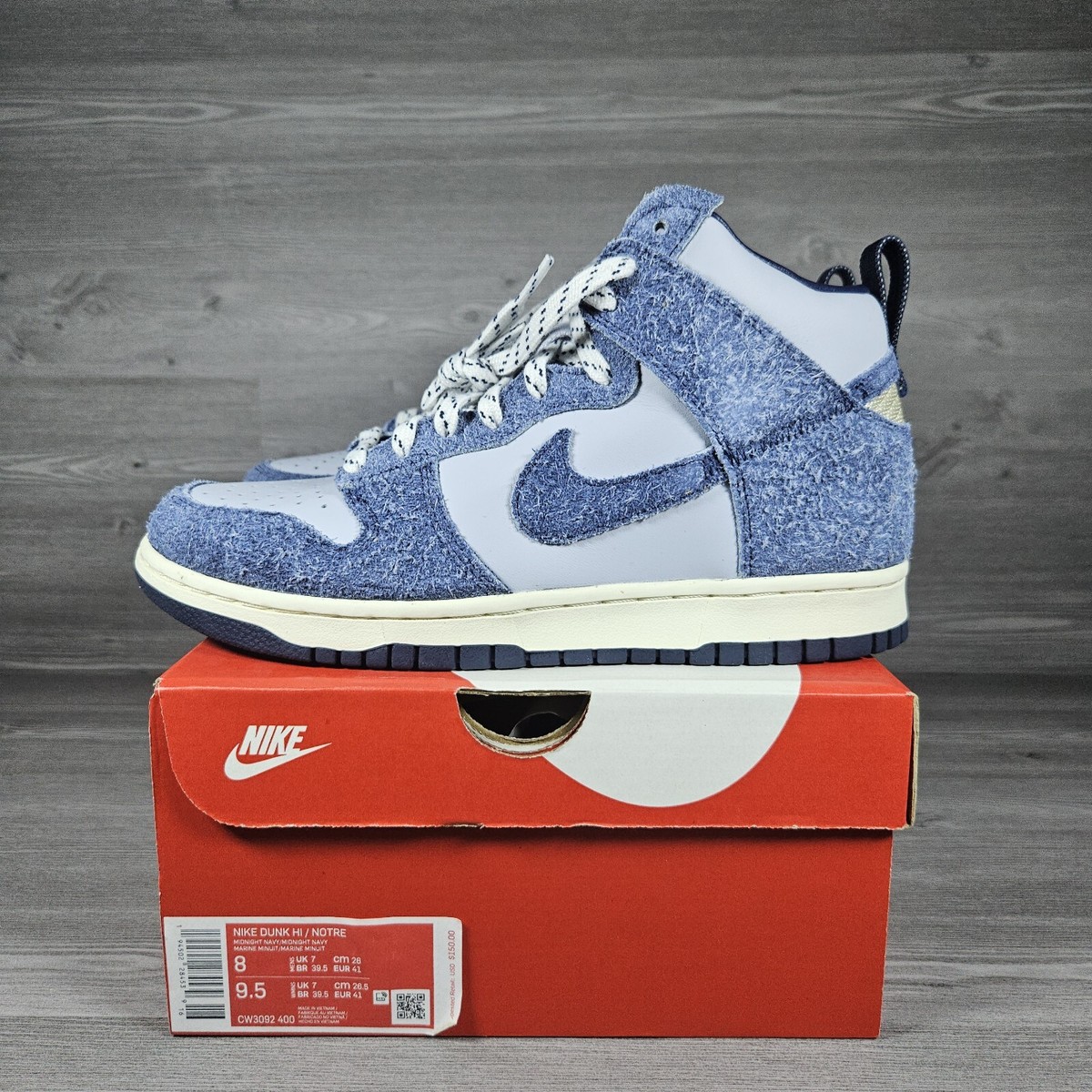 Nike Notre x Dunk High Midnight Navy for Sale | Authenticity 