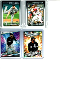 2024 Topps Baseball Series 1 & 2 Chicago White Sox Team Set 22 Base Cards +WOW+ - Picture 1 of 5